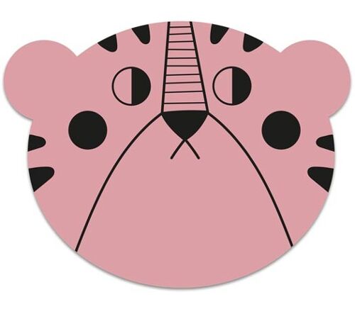 Mrs bear placemat-Pink