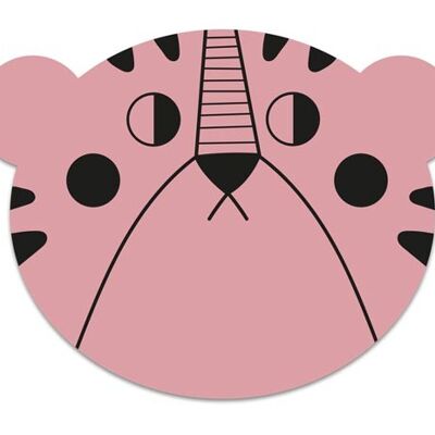 Mrs bear placemat-Pink