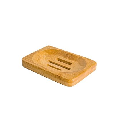 Bamboo soap dish