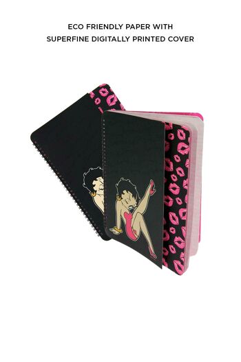 Betty Boop Stepping Out Carnet de notes à spirales A4 4