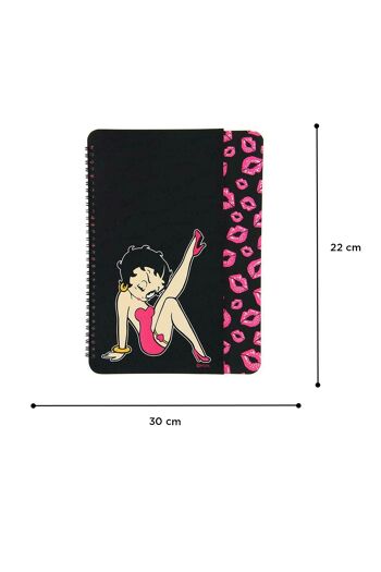 Betty Boop Stepping Out Carnet de notes à spirales A4 3