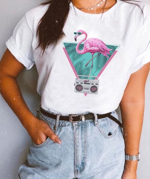 Camiseta unisex Flamingo