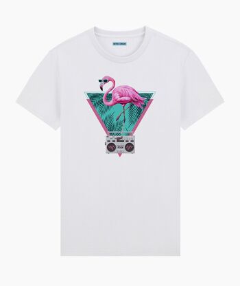 Flamant rose T-shirt unisexe 6