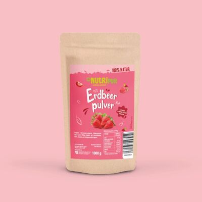 Poudre de fraise lyophilisée 100g