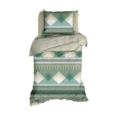 Satin D'Or Duvet Cover Courban Sage Green 140x220