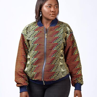 Camicia Dashiki africana gialla da uomo