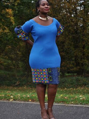 Lorisa African Kente Print Pinafore Dress - Fait sur mesure en 14 jours 2