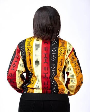 Chemise de costume noir africain Kente Fusion - Prêt à expédier PRÊT À EXPÉDIER 1