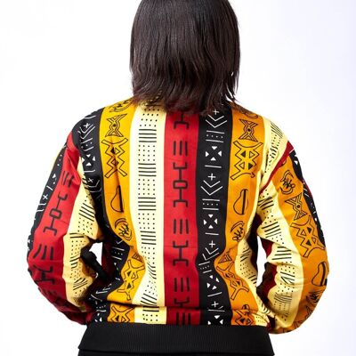 Camisa de traje Black African Kente Fusion - Listo para enviar LISTO PARA ENVIAR