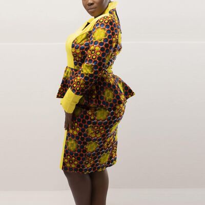 Conjunto de falda africana de dos piezas Ajo - Listo para enviar