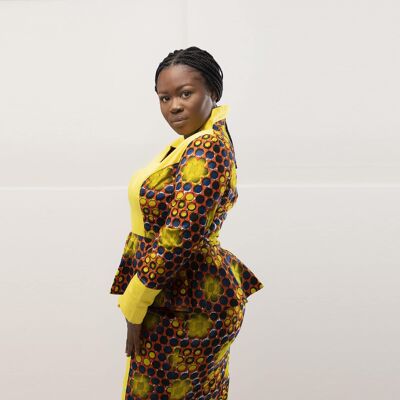 Ajua African Two-Piece Skirt Set - Custom made in 14 days