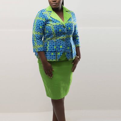 Amma African Two-Piece Skirt Set - Fait sur mesure en 14 jours