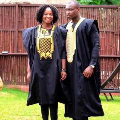 Abronoma Trajes africanos a juego para parejas - Compra traje para ella a medida en 14 días