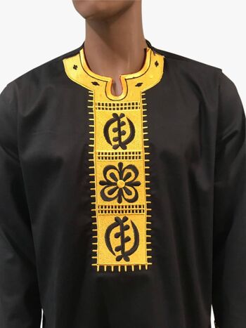 Plus Nanyamka Robe mi-longue à imprimé africain - Prêt à expédier 5