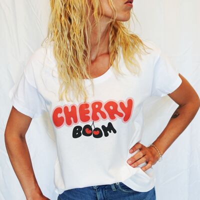 CAMISETA ORGÁNICA Cherry Boom