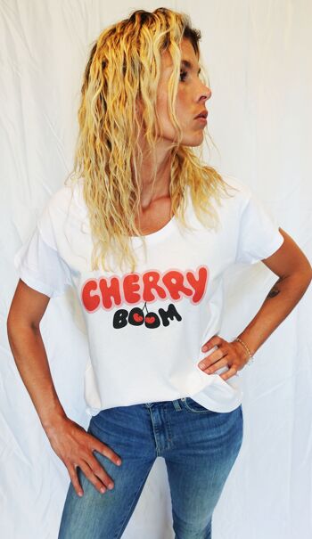 T-SHIRT BIO Cherry Boom 1