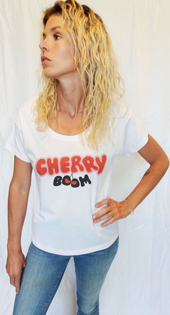 T-SHIRT BIO Cherry Boom 2
