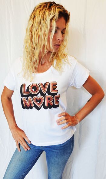 T-SHIRT BIO Love More 1