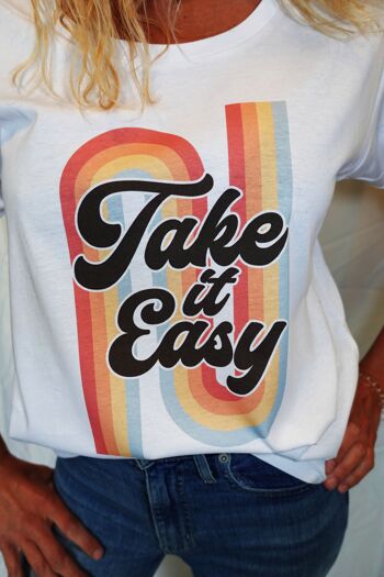 T-SHIRT BIO Take it easy 3