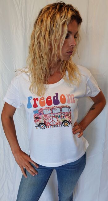 T-SHIRT BIO Freedom Van's 1