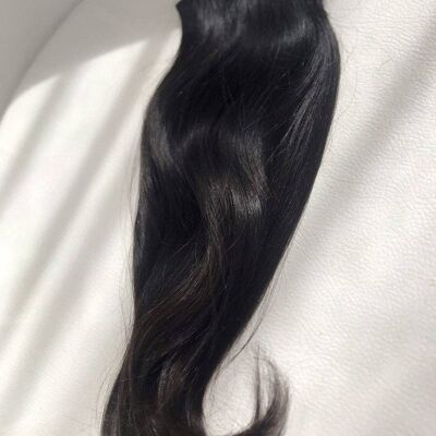 Raw hair straight 12"