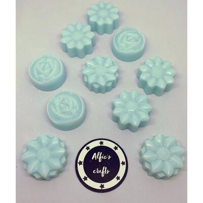 10 flower wax melts private / white label