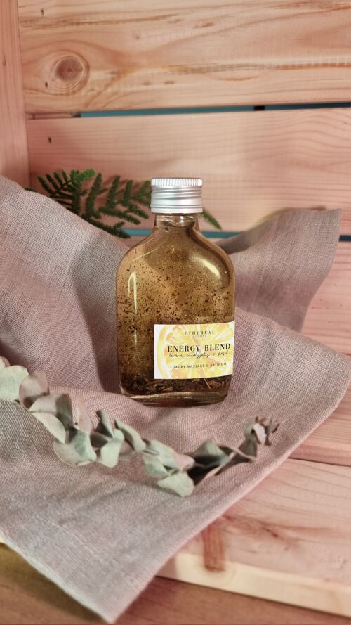 Energy Blend Lemon, Eucalyptus & Basil Bath & Massage Oil