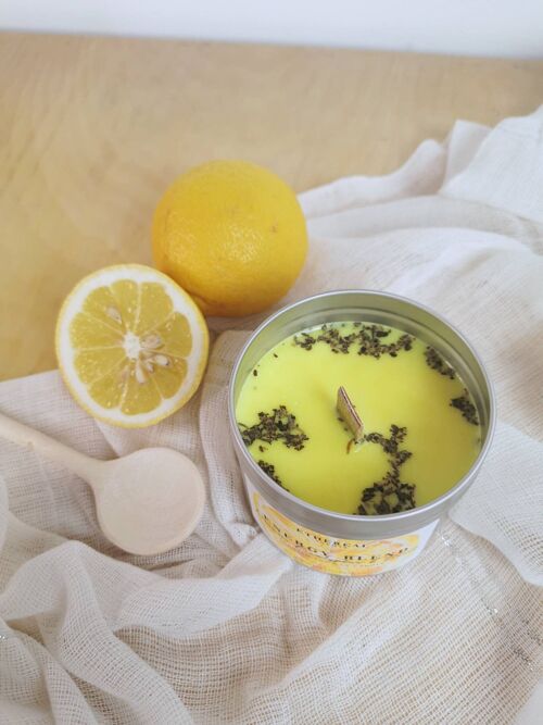 Energy Blend Lemon, Eucalyptus & Basil Soy Wax Candle