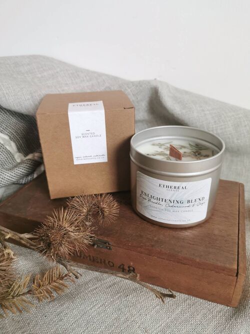 Enlightenment Blend Pine Needle Cedarwood & Sage Soy Candle