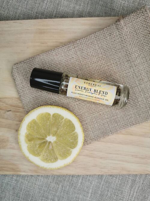 Lemon, Eucalyptus & Basil Energy Blend Essential Oil Roller