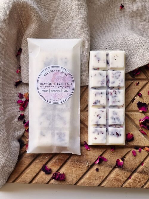 Rose Geranium & Ylang Ylang Tranquility Blend Soy Wax Melts