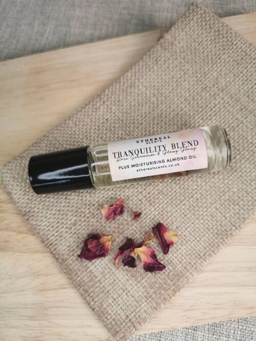 Rose Geranium & Ylang Ylang Tranquility Essential Oil Roller