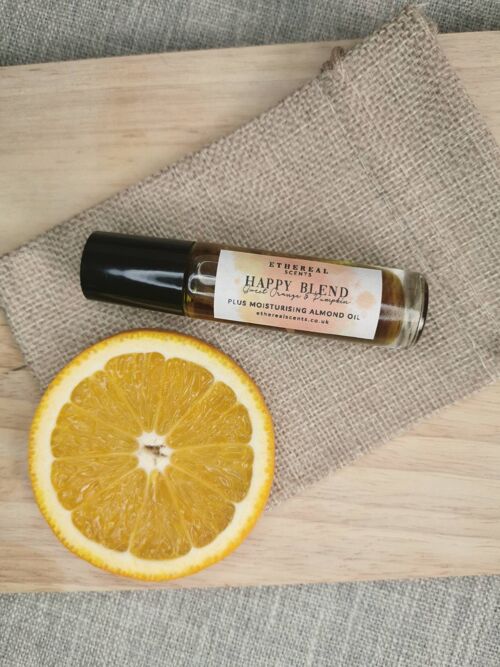 Sweet Orange & Pumpkin Happy Blend Essential Oil Roller