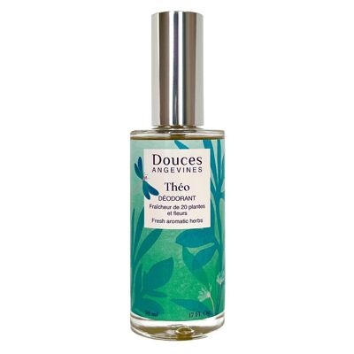 THEO, lively deodorant, woody scent (mixed)