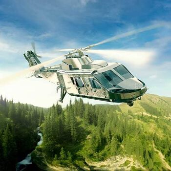Maquette d'hélicoptère à monter soi-même "Lifting Spirit", TM "Metal Time" 4