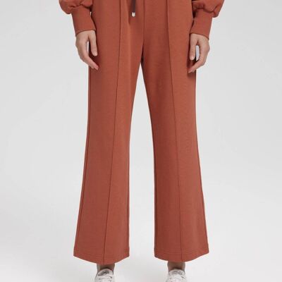 Classic Cotton Track Pants - Burnt orange - S