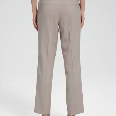 Tapered-tailored Wool-blend Trousers - Khaki - M