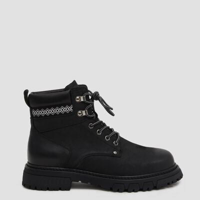Waterproof Ankle Boots - Black - 5
