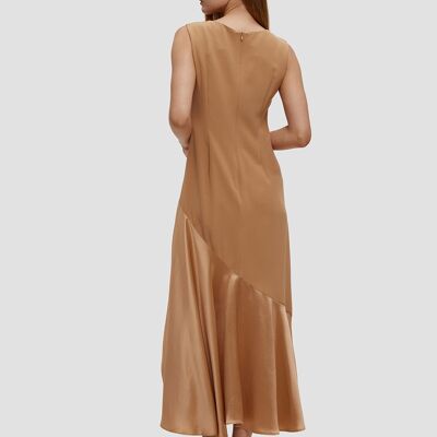 Sleeveless Midi Slip Dress - Champagne - XL