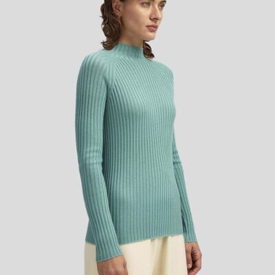 Knitted Tight Top - Lake blue - XL