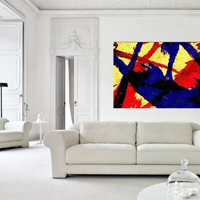 ABSTRACT NATURE - SUMMER - 30in/76cmWide x 25in/63.5cmTall