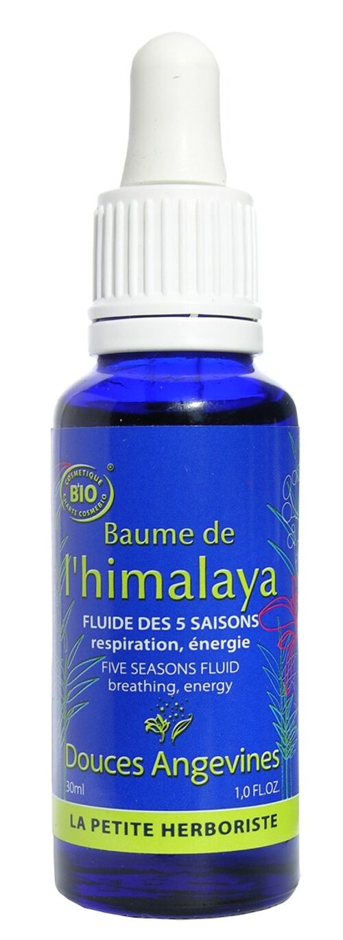 BAUME DE L'HIMALAYA, fluide des 5 saisons, respiration & énergie