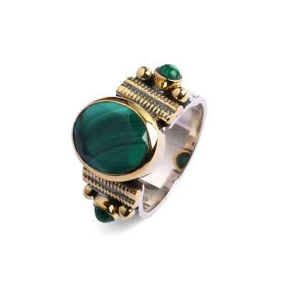 Bague Lison Malachite