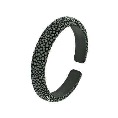 Bracelet galuchat gris 10