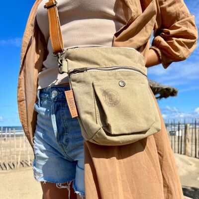 Festival bag (recycled cotton khaki)