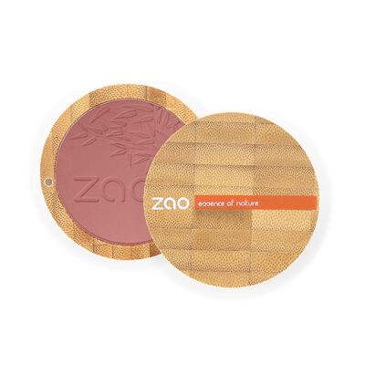 ZAO, Økologisk Compact Blush 322 Brun Rose, 9 g