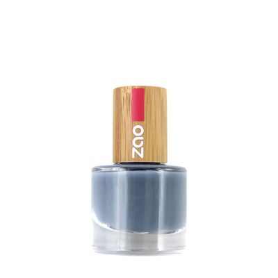 ZAO, Naturlig Neglelak 670 Bleu Gris, 8 ml