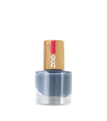 ZAO, Naturlig Neglelak 670 Bleu Gris, 8 ml