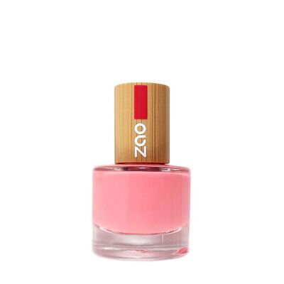 ZAO, Naturlig Neglelak 654 Hot Pink 8 ml