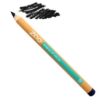 ZAO, Økologisk Eyeliner &amp; Crayon multi-usages 551 Noir, 1,14 g 1